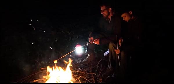  Stepdad Tells His Young Stepson Scary Stories While Camping